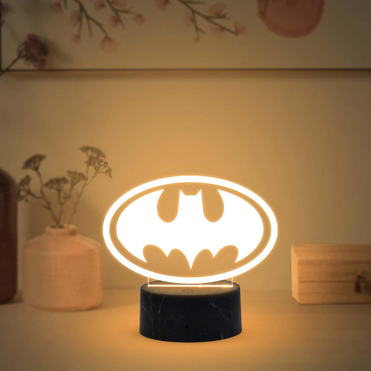Buy GIFTMEBAZAR 3D Illusion Avengers Desk Table Lamp | Home